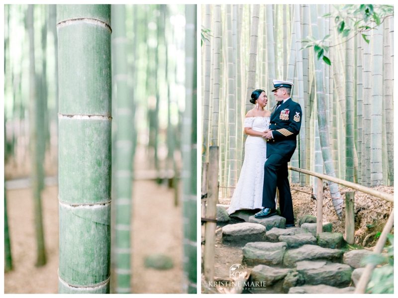 Hokokuji Bamboo Forest Bride Groom Navy |Yokosuka Tokyo Wedding Photographer | © Kristine Marie Photography (9)