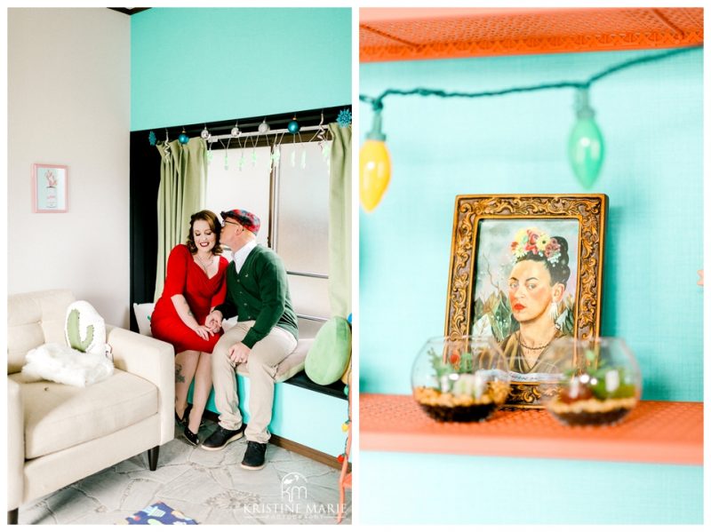 At Home Couple's Christmas Pictures | Yokosuka Family Photographer | © Kristine Marie Photography
