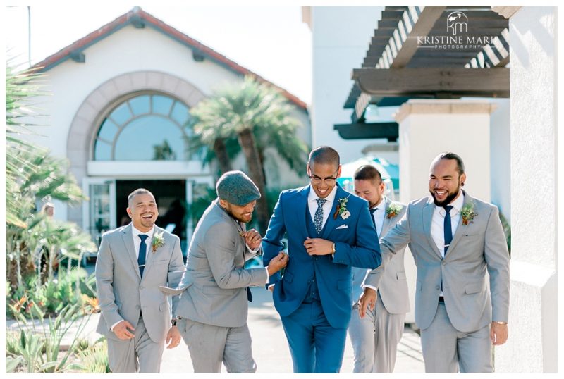 groomsmen and groom photo | Kona Kai Resort Wedding Picture San Diego Photographer | © Kristine Marie Photography 