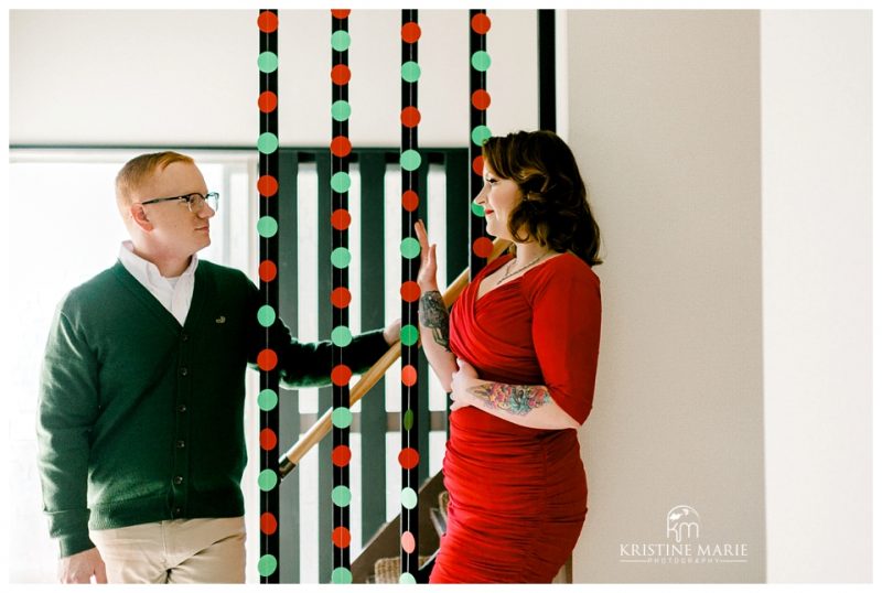 At Home Couple's Christmas Pictures | Yokosuka Family Photographer | © Kristine Marie Photography