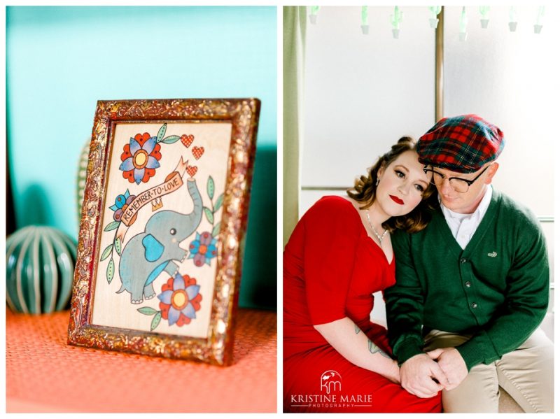 At Home Couple's Christmas Pictures | Yokosuka Family Photographer | © Kristine Marie Photography