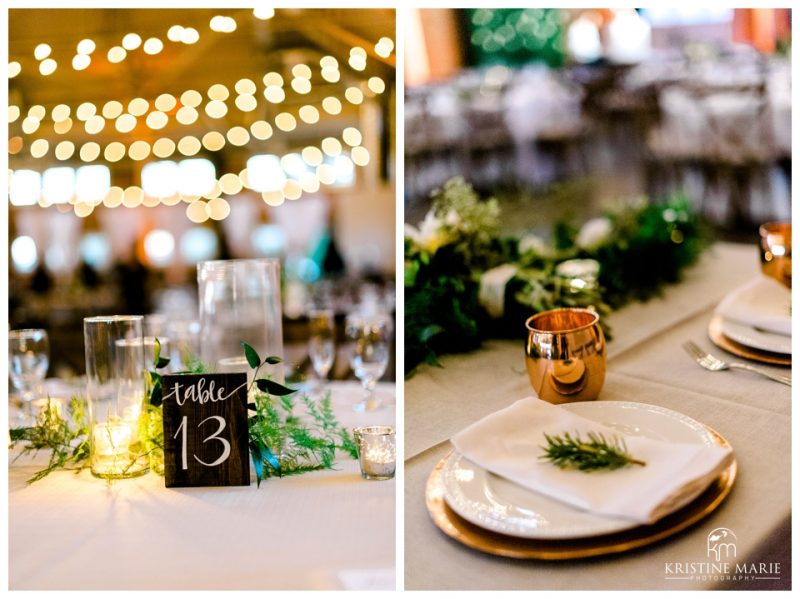 copper mug reception details | BRICK Liberty Station Wedding Picture San Diego Photographer | © Kristine Marie Photography 