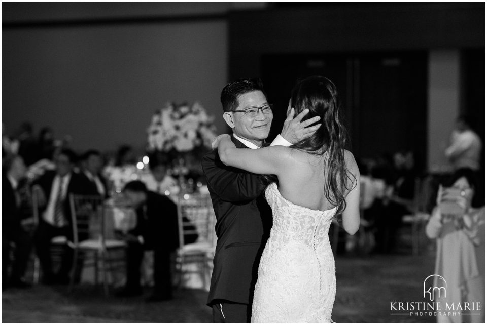 Westin Gaslamp Quarter Hotel San Diego Wedding Photo | father daughter dance | © Kristine Marie Photography (73)