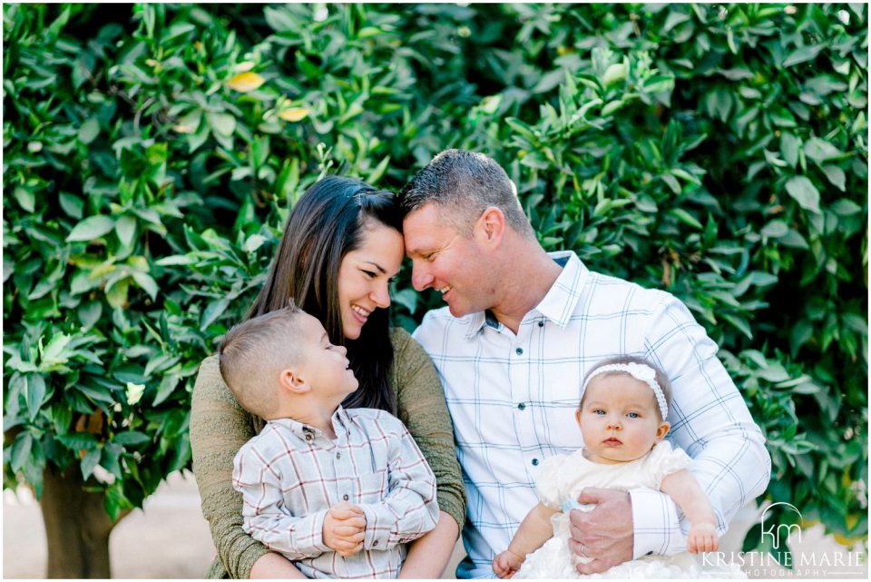 Family of Four Photo | Escondido Family Photographer | San Diego Fall Holiday Pictures