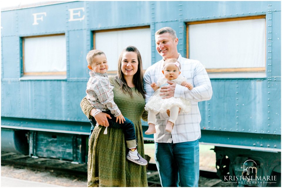 Old train | Escondido Family Photographer | San Diego Fall Holiday Pictures